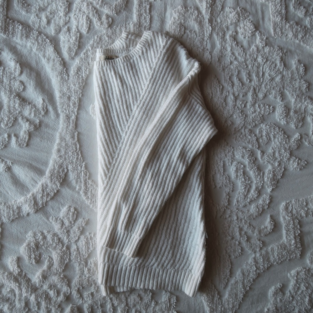 Soft Cream Knitted Sweater from Style & Co, size S